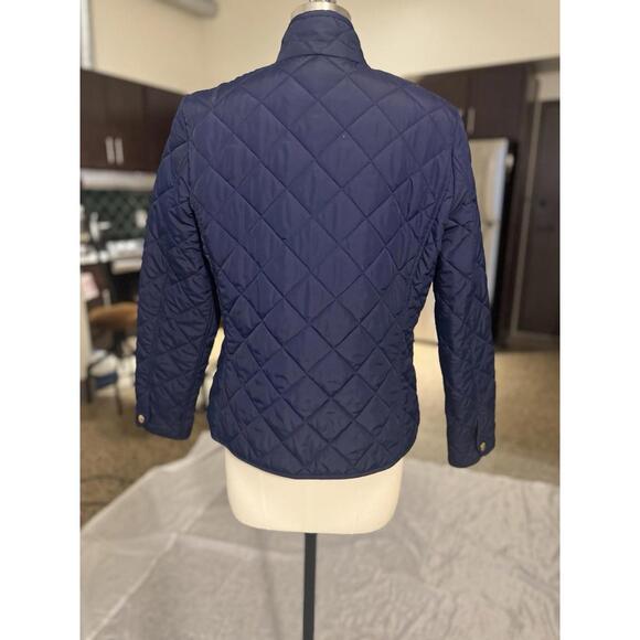 Ralph Lauren Quilted Puffer Jacket Navy Sz M Womens - Picture 5 of 8